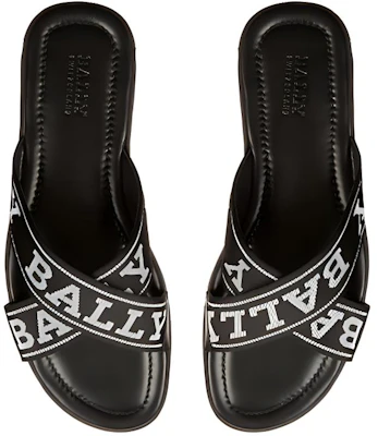 BALLY Bonks 'Parche Patchwork en Cuero y Tela Negra' 6221311 Shop BALLY Bonks 'Parche Patchwork en Cuero y Tela Negra' 6221311