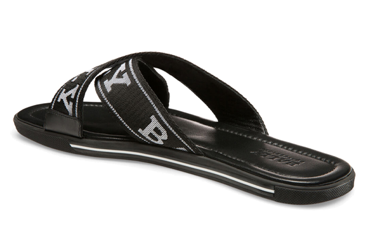 BALLY Bonks 'Black Fabric Leather Patchwork' 圖 4