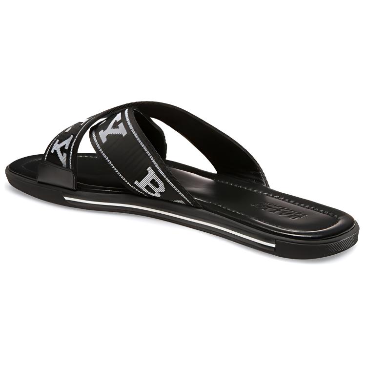 Purchase BALLY Bonks 'Parche Patchwork en Cuero y Tela Negra' 6221311