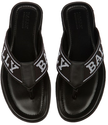 Sandal BALLY Border 'Kulit Hitam dan Kain' 6221308 Lookbook Sandal BALLY Border 'Kulit Hitam dan Kain' 6221308