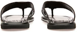 Shop BALLY Border 'Black Leather and Fabric Sandal' 6221308