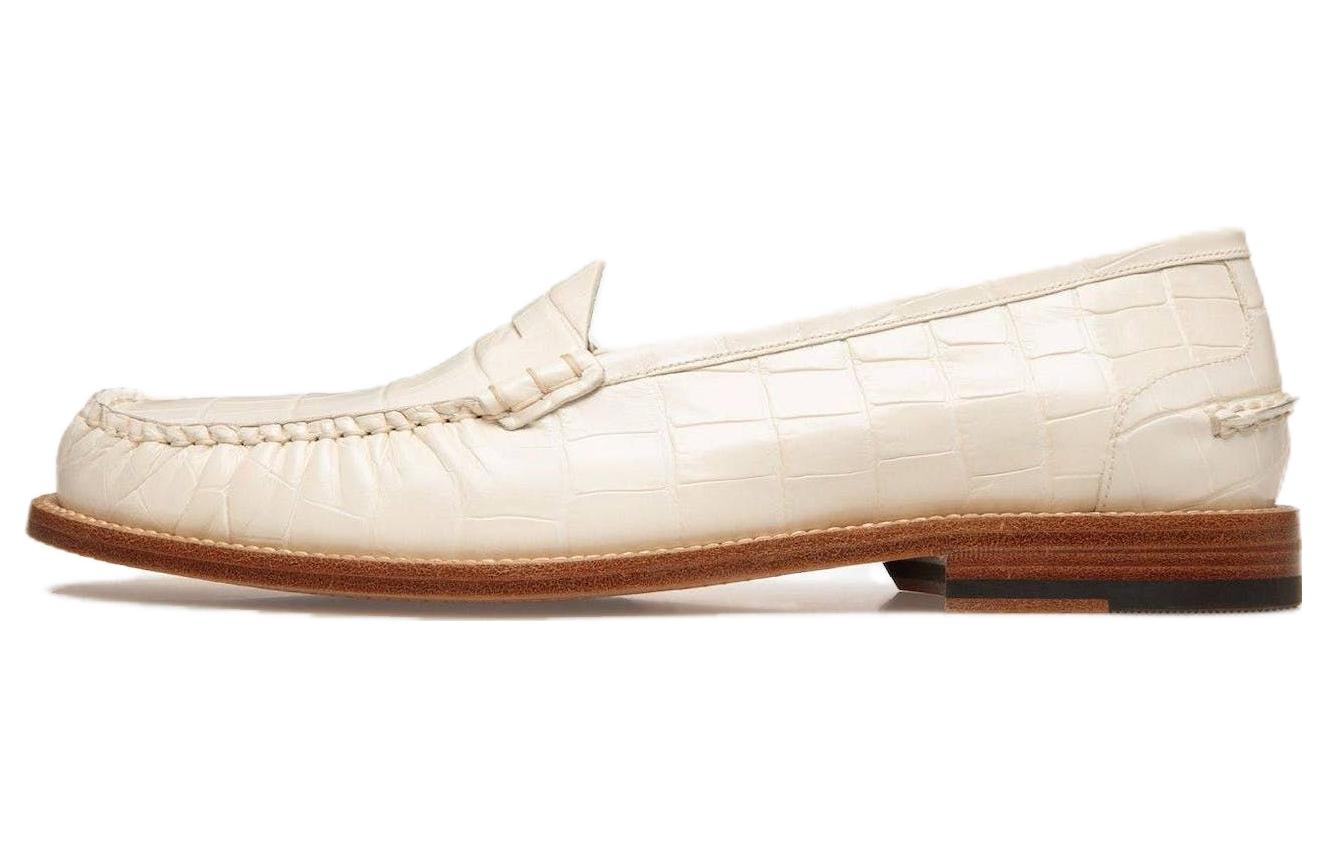 BALLY Casual 'White Crocodile Pattern'