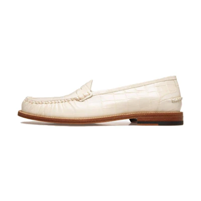 BALLY Casual 'White Crocodile Pattern'