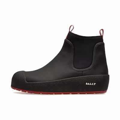 BALLY Cubrid 'Black Leather Snow Boots'