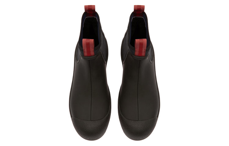 Shop BALLY Cubrid 黑色皮革雪地靴 6234581