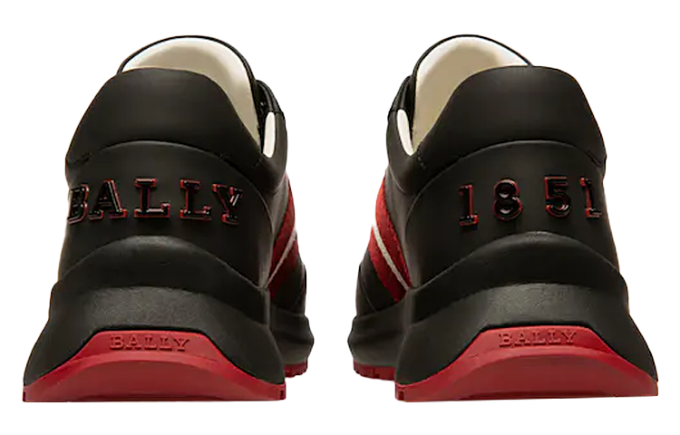 Shop 발리 다린 로우 '블랙 레드' 6300662