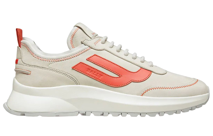 BALLY Darys 'White Leather Low-Top' 圖 2