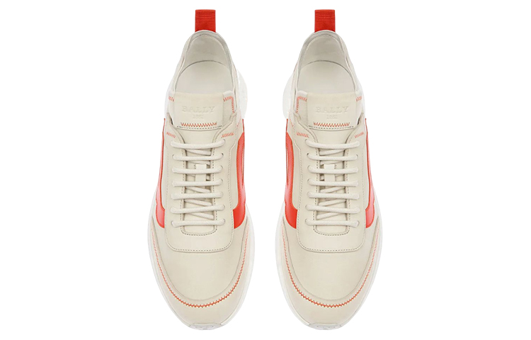 BALLY Darys 'White Leather Low-Top' 圖 3