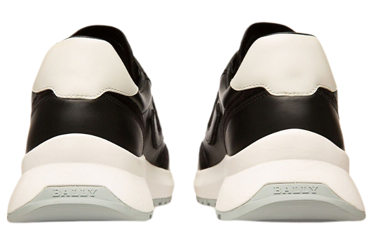 Shop BALLY巴利 Demmy 皮革運動休閒鞋 黑色