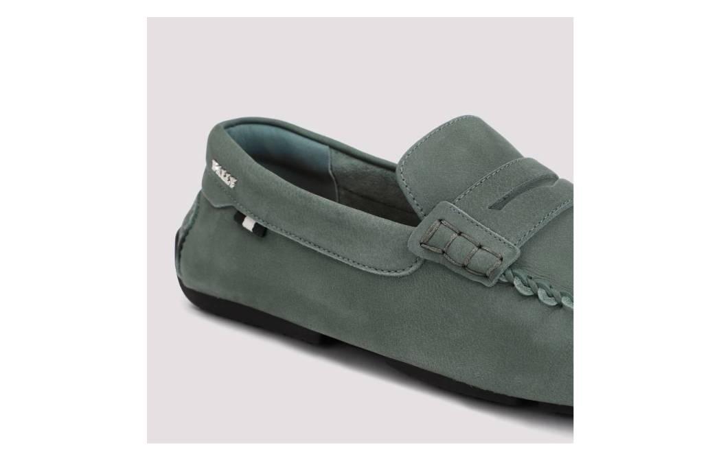 BALLY Driver Loafer 'Green Casual' 圖 3