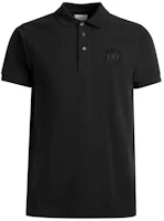 Order BALLY 徽標黑色純棉休閒直筒 Polo 襯衫 M5BAB11F-C0228-U901