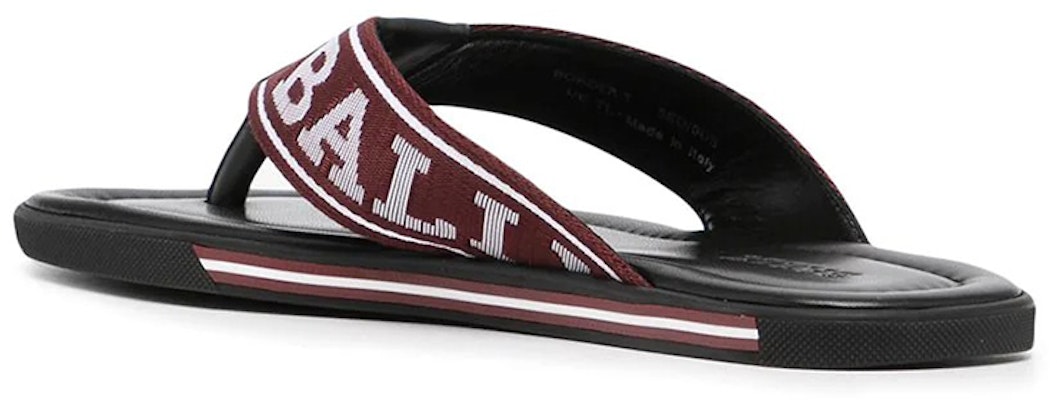 BALLY Sandalia Plana de Tela Bordada 'Moda Roja' 6228423 Lookbook BALLY Sandalia Plana de Tela Bordada 'Moda Roja' 6228423