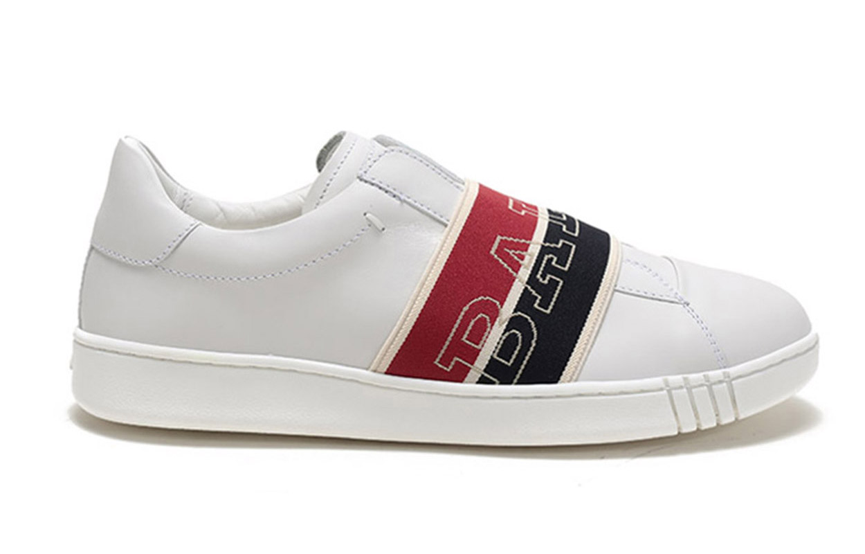 Order BALLY 布料和皮革低帮"白色时尚"运动鞋 6231622