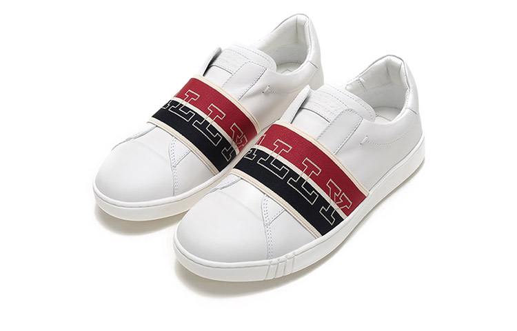 Lookbook BALLY 布料和皮革低帮"白色时尚"运动鞋 6231622