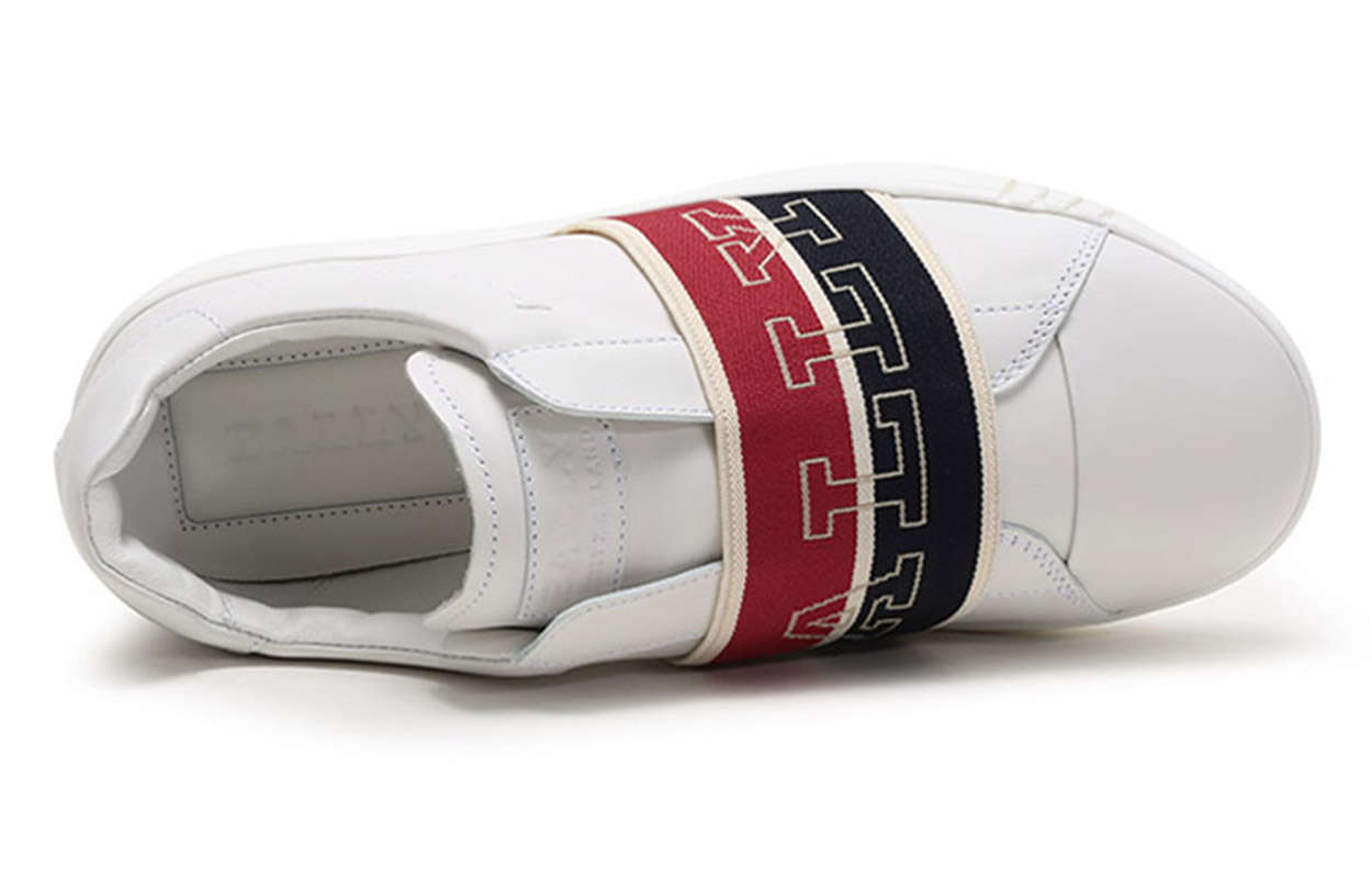 Purchase BALLY 布料和皮革低帮"白色时尚"运动鞋 6231622