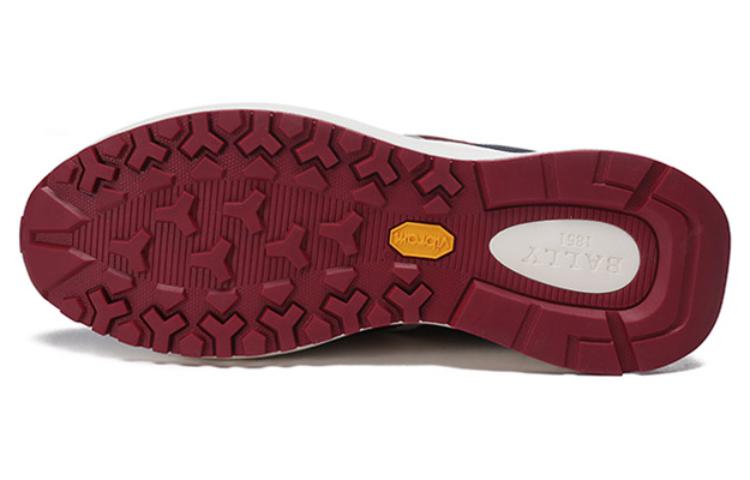 Details for 발리 블루 스트라이프 패브릭 & 가죽 스니커즈 6300205