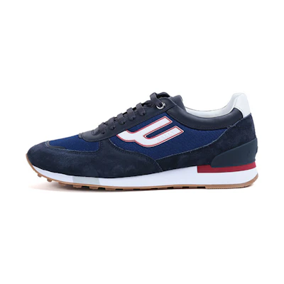 BALLY Fabric Color-block 'Blue Black'