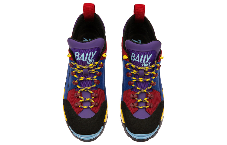 Lookbook BALLY 织物綁帶 減震防滑耐磨運動戶外功能鞋 紅色