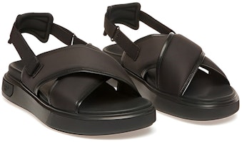 バリー ファブリック オープントゥ スライドサンダル (黒) 6303028 Order バリー ファブリック オープントゥ スライドサンダル (黒) 6303028