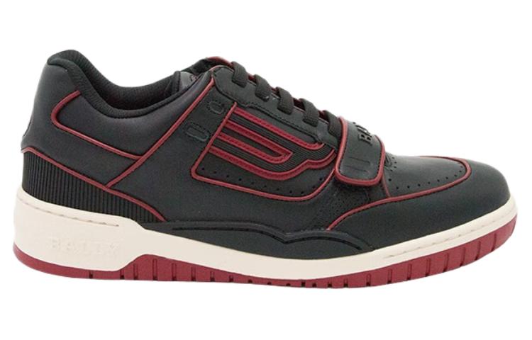 BALLY Fashion Casual Sneaker 'Black Red' 圖 2