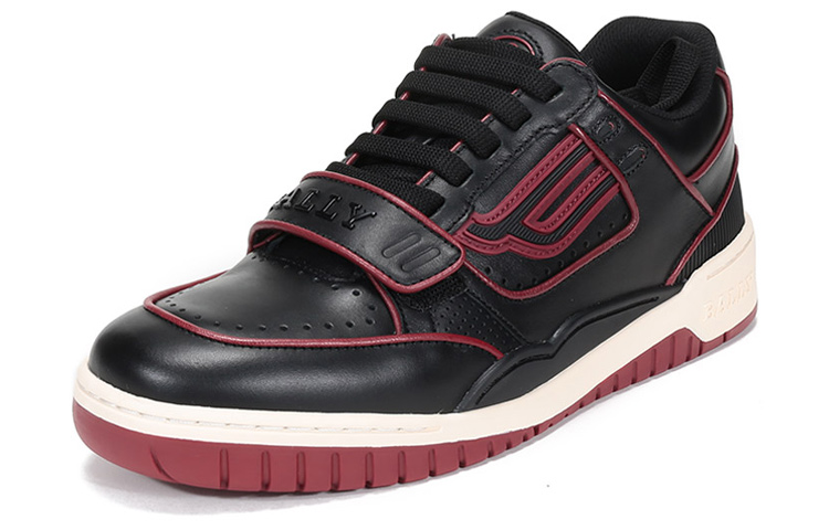 BALLY Fashion Casual Sneaker 'Black Red' 圖 3