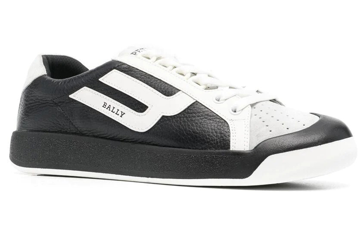 BALLY Fashion Patchwork Casual Sneakers 'Black' 圖 2