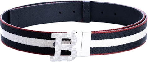 BALLY Fashion Simple Belt Black Red Color 58320624347F020 BALLY Fashion Simple Belt Black Red Color 58320624347F020
