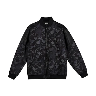 BALLY FW22 Camo Full-Print Baseball Collar Casual Jacket Mens 6302072