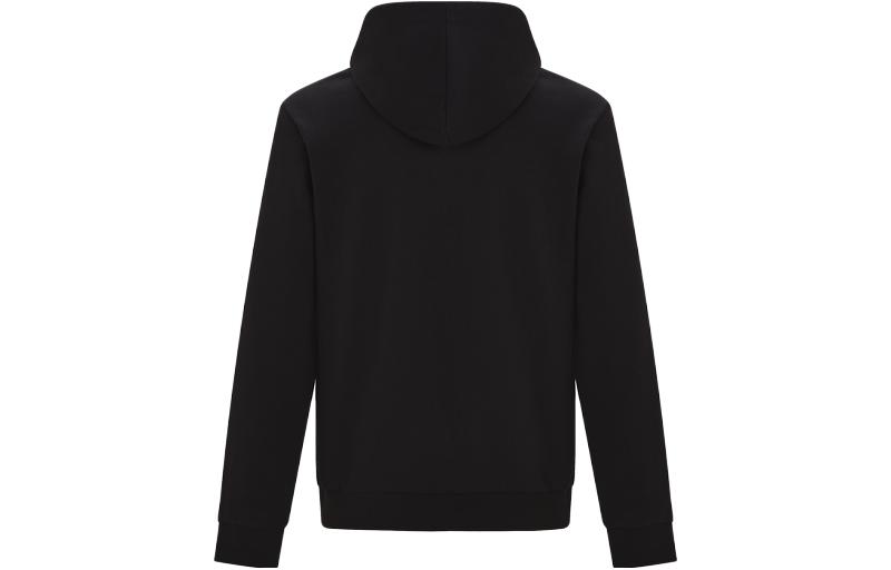 Lookbook 발리 FW23 블랙 로고 자수 후드티 드로스트링 포함. 6301185