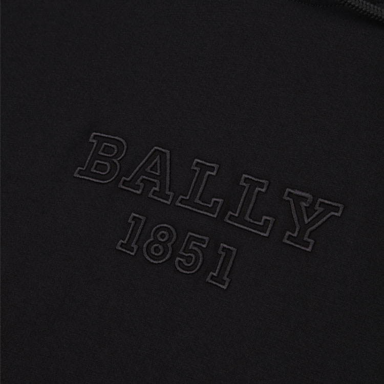 Purchase 발리 FW23 블랙 로고 자수 후드티 드로스트링 포함. 6301185