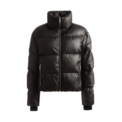 BALLY FW23 Black Solid Color Zip-Up Stand Collar Jacket. 6305033