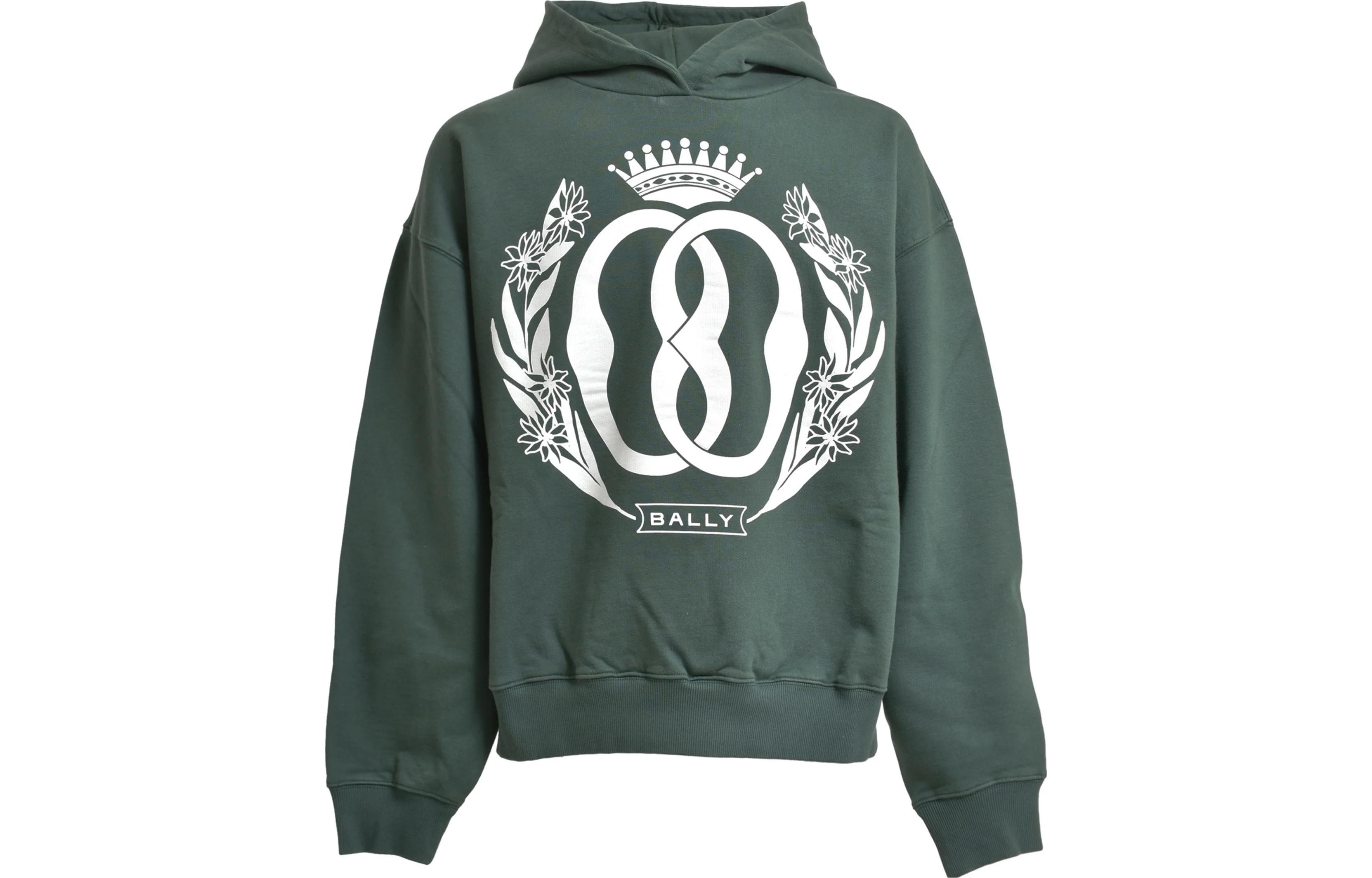 Order 발리 FW23 그린 프린트 풀오버 후디 긴소매 M5BAA88F-GRN50