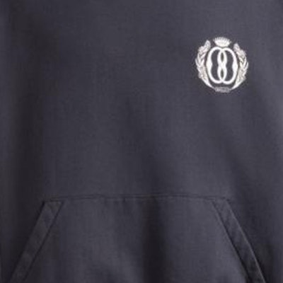 BALLY 2023秋冬海军蓝logo印花长袖圆领卫衣 6305638 Shop BALLY 2023秋冬海军蓝logo印花长袖圆领卫衣 6305638