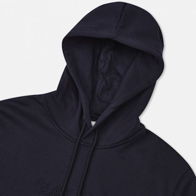 발리 FW23 솔리드 컬러 후드 긴팔 스웻셔츠 - 블루. 6301183 Details for 발리 FW23 솔리드 컬러 후드 긴팔 스웻셔츠 - 블루. 6301183