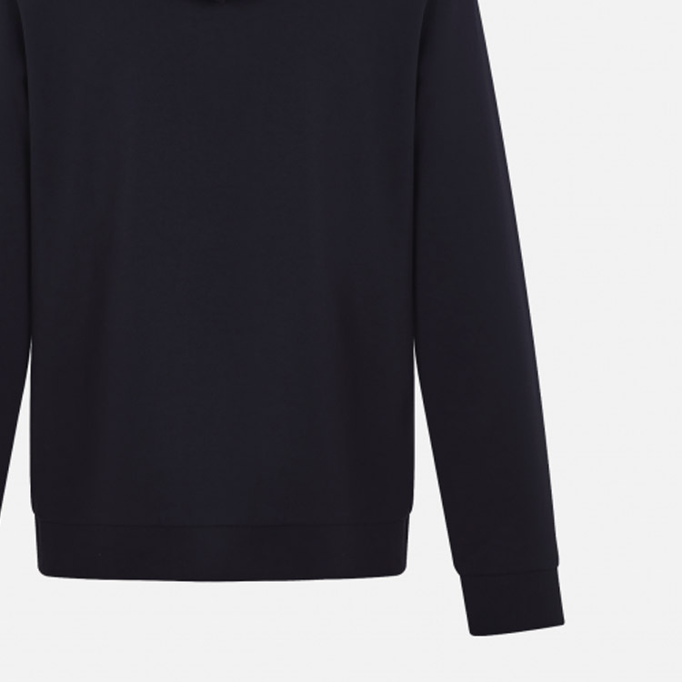 Sizing 발리 FW23 솔리드 컬러 후드 긴팔 스웻셔츠 - 블루. 6301183