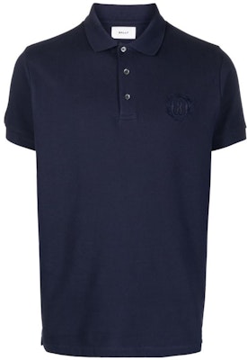 발리 FW23 솔리드 네이비 블루 폴로 셔츠 캐주얼 반팔. 6306023 Order 발리 FW23 솔리드 네이비 블루 폴로 셔츠 캐주얼 반팔. 6306023