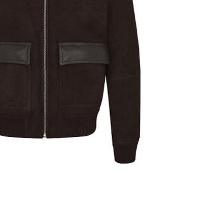 발리 FW23 컬러 블록 디자인 지퍼 가죽 자켓 - 다크 브라운. 6302640 Cheap 발리 FW23 컬러 블록 디자인 지퍼 가죽 자켓 - 다크 브라운. 6302640