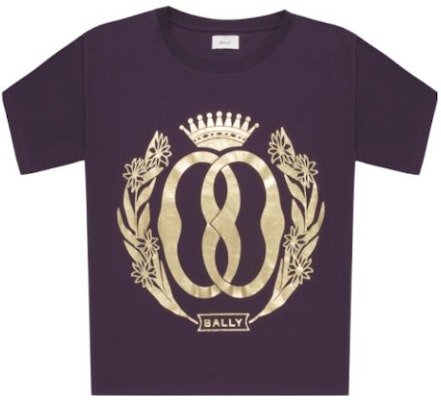 BALLY 男士紫色图案设计圆领 FW23 T恤 6305020 Order BALLY 男士紫色图案设计圆领 FW23 T恤 6305020