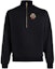 Order BALLY FW24 Badge Embroidered Half-Zip Sweatshirt Men’s Blue 6308560