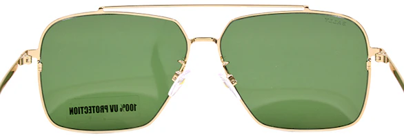 Shop BALLY Gafas de Sol Glory Board Edición Viaje Festivo BY0081-D Hombre Oro. BY0081-D 28N