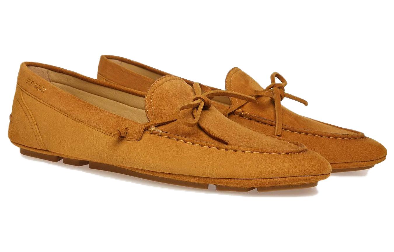 Lookbook BALLY巴利 Hansen 绒面 圓頭套腳 男士休閒鞋 男款 棕色