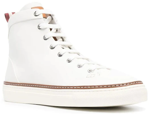 BALLY Hercules 白色高帮皮革运动鞋 6212990 Lookbook BALLY Hercules 白色高帮皮革运动鞋 6212990