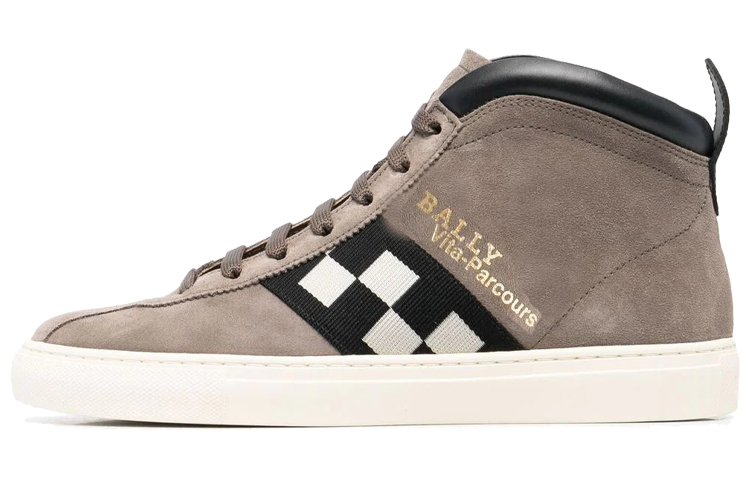 BALLY High-Top Fashion Sneakers 'Grey Suede'