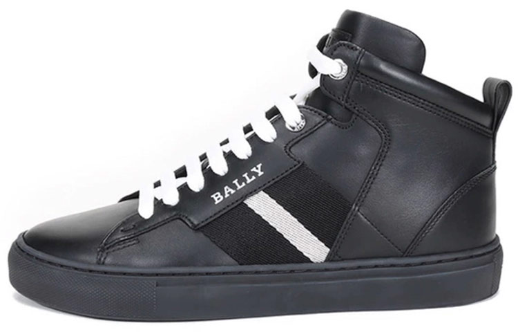 BALLY High-Top Sneaker 'Black Calfskin'