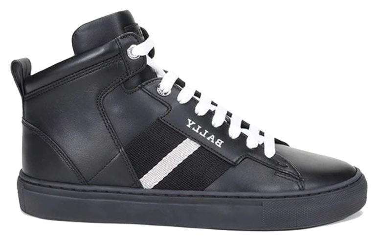 BALLY High-Top Sneaker 'Black Calfskin' 圖 2