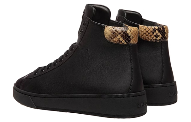 Shop Sneaker High-Top BALLY 'Kulit Hitam' 6305328