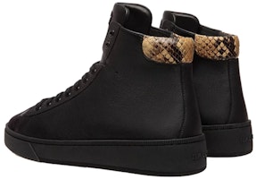 발리 블랙 레더 하이탑 스니커즈 6305328 Shop 발리 블랙 레더 하이탑 스니커즈 6305328