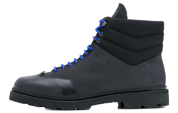 BALLY High-Top Wraparound Lace-Up Boots 'Black Warmth' 6228249