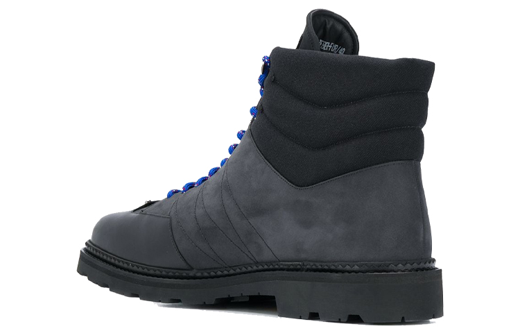 Lookbook BALLY 保暖包裹性綁帶高筒短靴 黑色