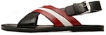 BALLY Jamilo Sandal 'Hitam Merah Putih' 6238057